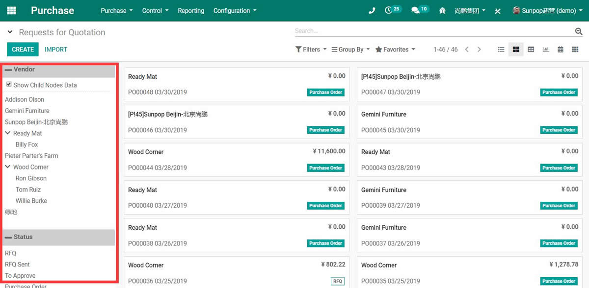 Account addon for Advance Search Superbar