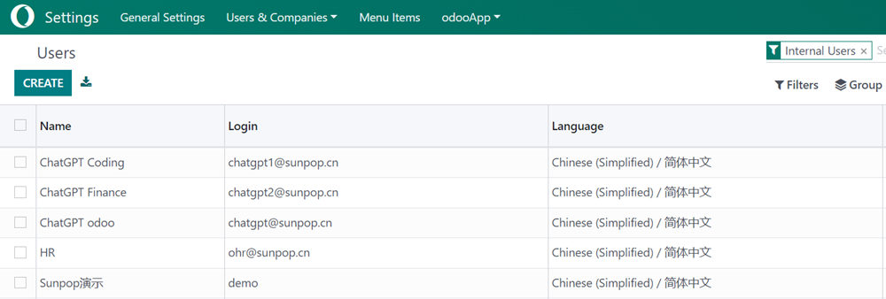 Go Settings ->users, bind chatgpt to some user.