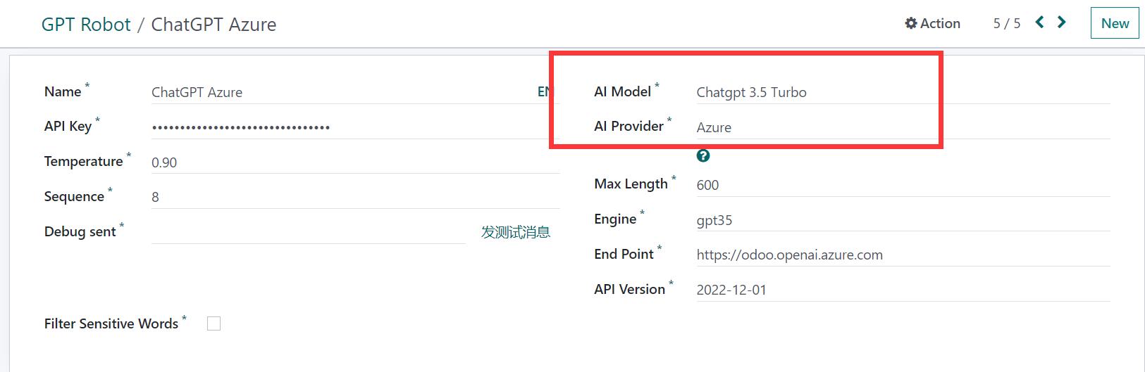 Azure openai add. It is for china and other country which no chatgpt service.