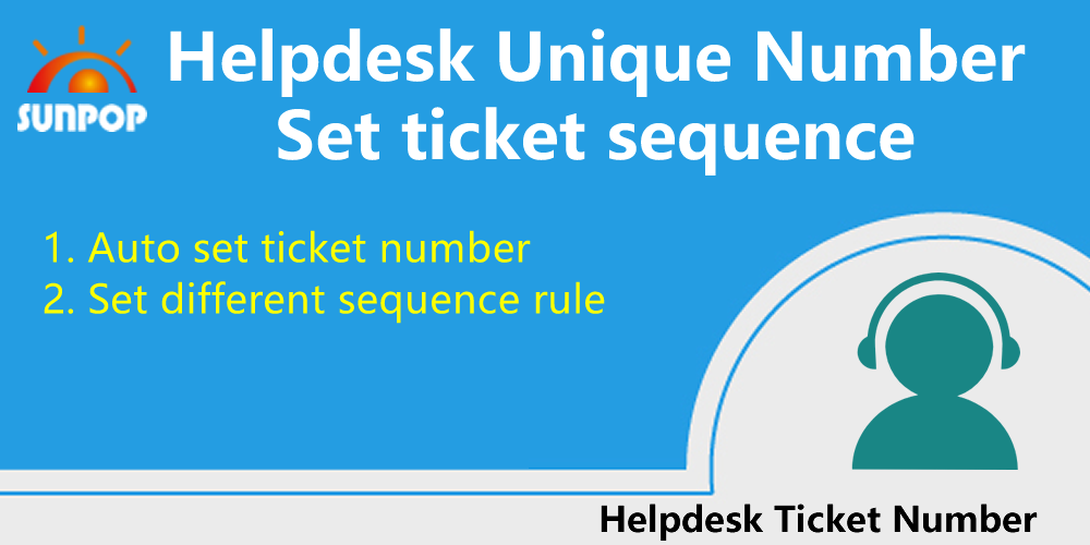 Set different sequence rule for every helpdesk ticket type.
Unique ticket number.