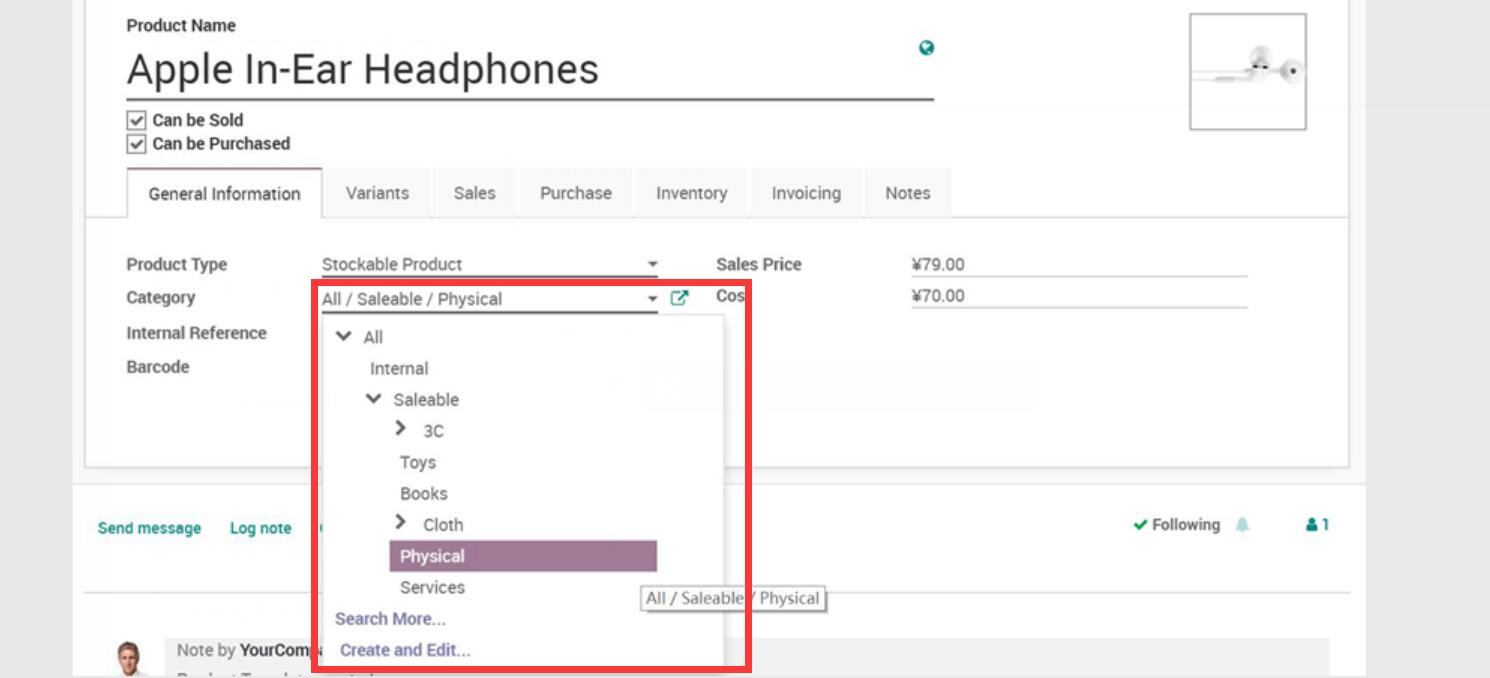 App ztree widget, for parent children tree list. Demo for product category