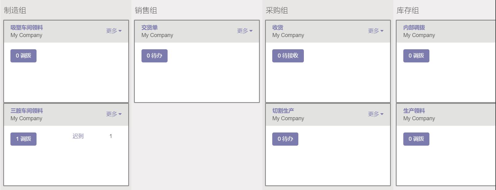App stock picking type group