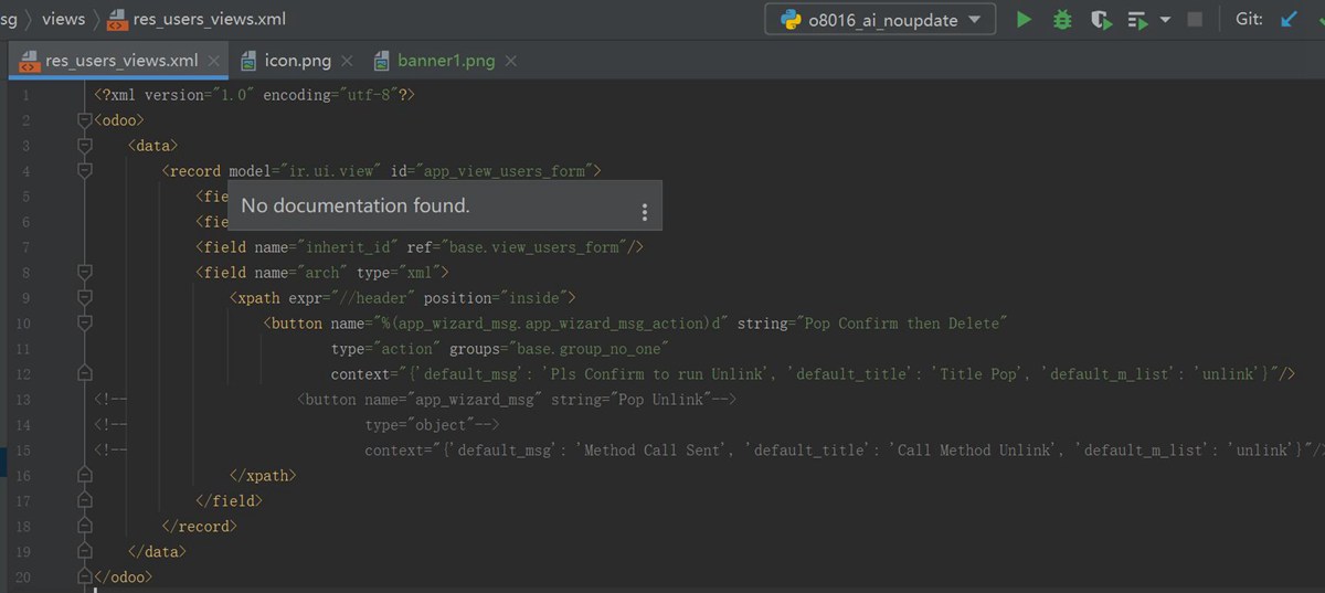 Confirm Dialog then run method, Message Wizard