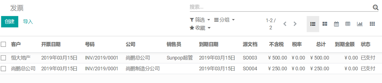 Odoo 14,13,12集团化企业多公司关联交易工作流设置及委外处理